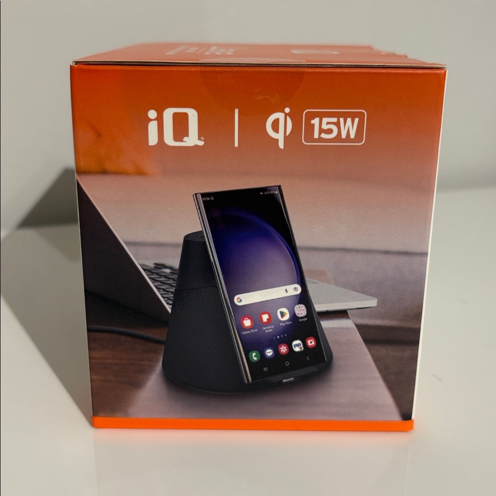 BNIB iQ Wave Bluetooth V5.1 Home Speaker with MagSafe + Qi Wireless Charging - Picture 2 of 6